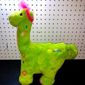 Hallmark Easter Plush EGG LAYING DINOSAUR 14" Interactive Motion Music Works